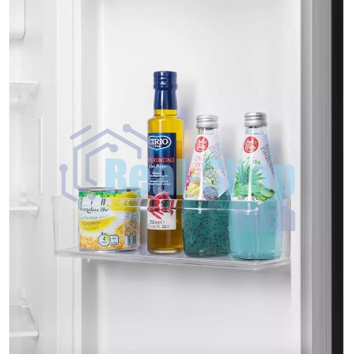 Холодильник Maunfeld MFF177NFB Slim Inverter черный двухкамерный 352/198л морозилка слева, No Frost, Side by Side