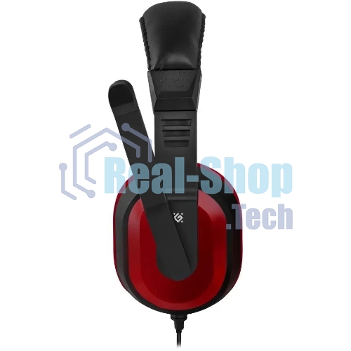 Комплект клавиатура+мышь Defender Target MKP-350 проводной, USB, 3200 DPI, чёрный/красный