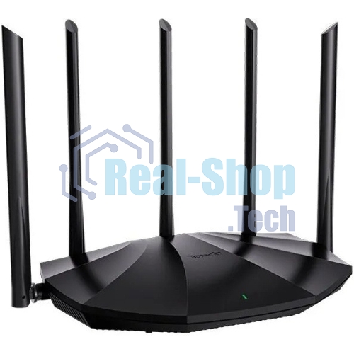 Двухдиапазонный гигабитный Wi-Fi 6 роутер Tenda RX2 Pro AX1500, до 300 Мбит/с на 2,4 ГГц + до 1201 Мбит/с на 5 ГГц