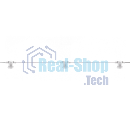 Гирлянда Neon-night Белт-Лайт 2 жилы, 50 м, шаг 40 см, 125 патронов E27, IP65, белый круглый провод