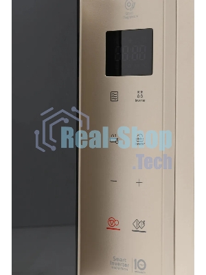 Микроволновая печь LG MW25R35GISH пепельно-бежевый, 25 л, 1000 Вт, переключатели - сенсор