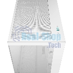 Компьютерный корпус Deepcool CG530 4F WH без БП, боковое окно (панорама), 3x120мм ARGB Reverce вентилятора на боковой стенке, 1x120мм ARGB вентилятор сзади, белый, ATX