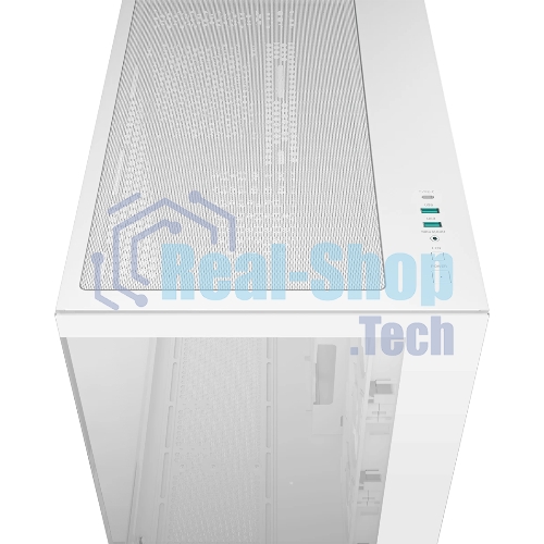 Компьютерный корпус Deepcool CG530 4F WH без БП, боковое окно (панорама), 3x120мм ARGB Reverce вентилятора на боковой стенке, 1x120мм ARGB вентилятор сзади, белый, ATX