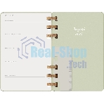 Еженедельник Moleskine ACADEMIC SPIRAL DHSPK5212AMWH3 Large 150х210 мм 200 стр. кремовые страницы спираль киви