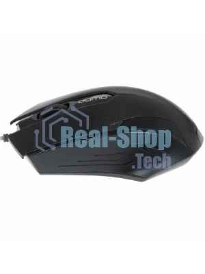 Мышь проводная Qumo Office M14 черный, 1000 dpi, USB, кнопки - 3