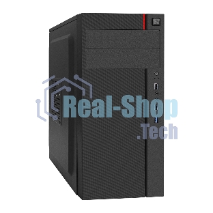 Компьютерный корпус Miditower ExeGate AA-440U-AA400 (ATX, AA400 8 см, 2*USB+1*USB 3.0, аудио, черный)