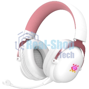 Гарнитура Defender Sabotauge белый/розовый, беспроводная + проводная, Bluetooth