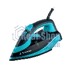 Утюг BRAYER BR4019 голубой/черный, 2400 Вт, 25 г/мин, 140 г/мин, 320 мл
