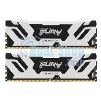 Оперативная память Kingston Fury Renegade, DDR5, 96Gb (2x48GB), 6000MHz, CL32, DIMM, с радиаторами, cеребристый/черный