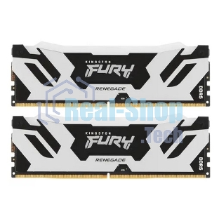 Оперативная память Kingston Fury Renegade, DDR5, 96Gb (2x48GB), 6000MHz, CL32, DIMM, с радиаторами, cеребристый/черный