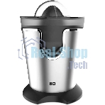 Соковыжималка BQ J1732 чёрный/серебристый, цитрусовая, 125 Вт, 250 мл, механическое