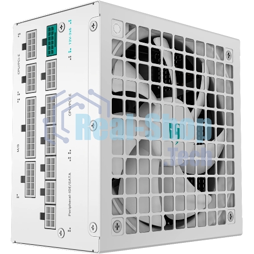 Блок питания Deepcool/GamerStorm PN1200M WH (ATX 3.1, 1200W, Full Cable Management, PWM 135мм fan, Active PFC, 80+ GOLD, Active PFC + Full Bridge SRC LLC + DC/DC, Gen5 PCIe, белый) RET