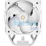 Кулер для процессора Ocypus Gaммa A40 WH ARGB Digital, 100мм ARGB FAN, Top Display Panel, 4 HEAT PIPES, 4-PIN PWM, 600-2400 RPM, 29.5DBA, HYDRO BEARING, LGA115X/1200/1700/18XX, AM4/AM5