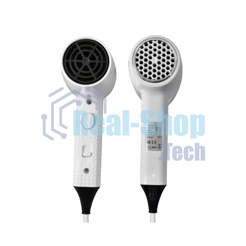 Фен Puff 1202B белый, 1200 Вт