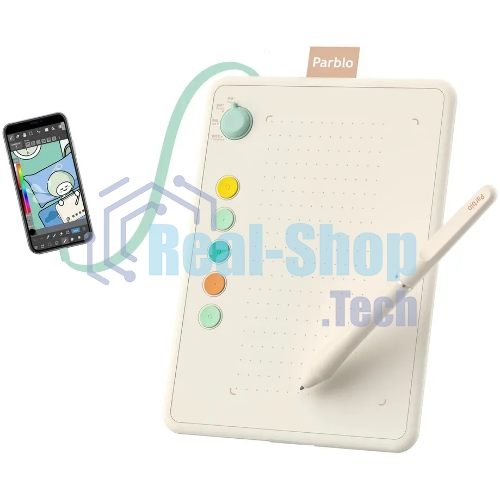 Графический планшет Parblo Ninos Q, 8192 уровней, USB Type-C