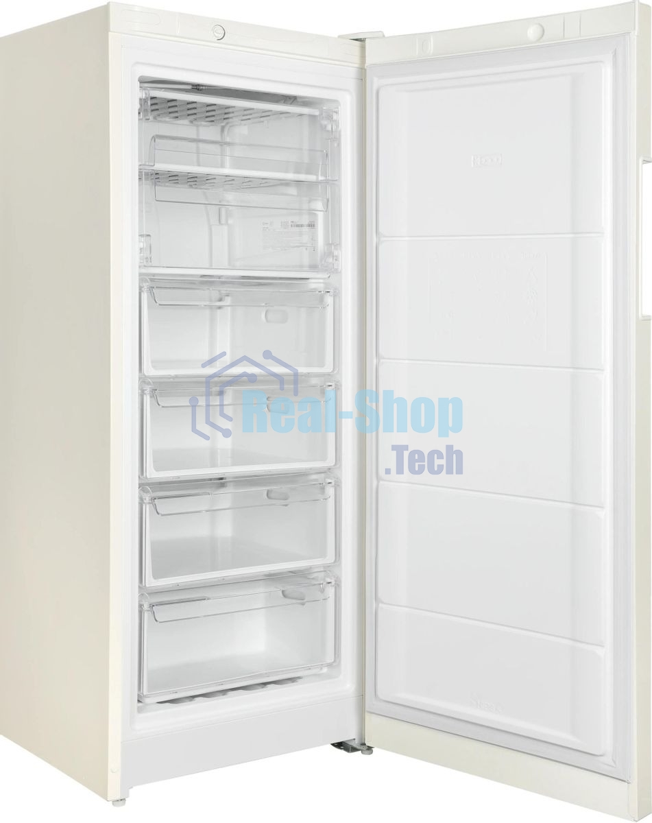 Морозильная камера Indesit DSZ 4150 E, бежевый, 214л, 6 ящиков