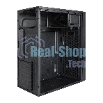 Компьютерный корпус Miditower ExeGate AA-440U-AA400 (ATX, AA400 8 см, 2*USB+1*USB 3.0, аудио, черный)