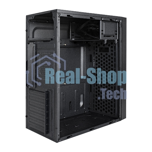 Компьютерный корпус Miditower ExeGate AA-440U-AA400 (ATX, AA400 8 см, 2*USB+1*USB 3.0, аудио, черный)