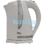Чайник электрический Oasis K-2PW 1.7 л, 2200 Вт, белый корпус: пластик