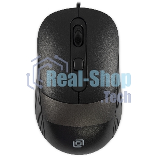 Мышь проводная Oklick 310M черный/серый, 2400 dpi, USB, кнопки - 4