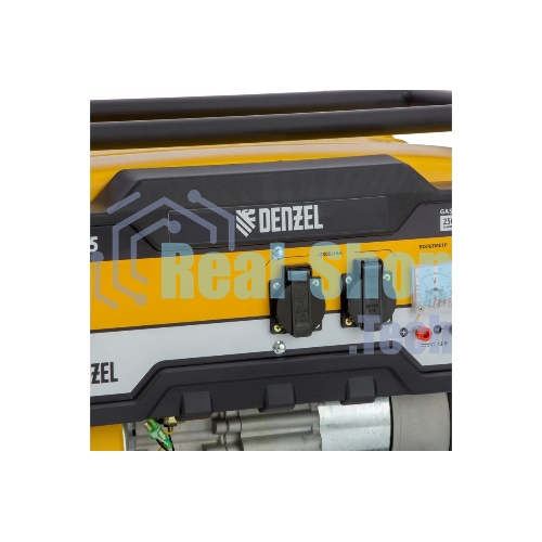 Электрогенератор бензиновый Denzel PS 25, 2.5 кВт, 85 дБ, 37 кг