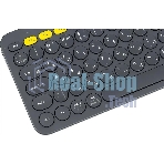 Клавиатура беспроводная Logitech K380, Bluetooth, темно-серый
