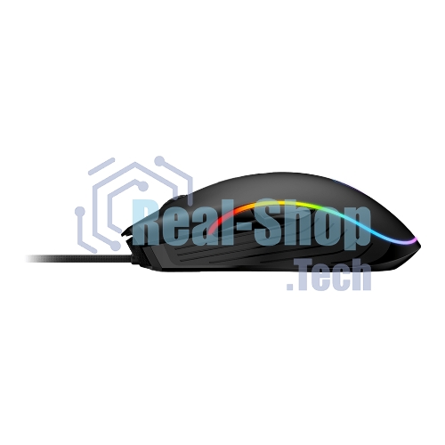 Мышь проводная MSI Forge GM300 черный, 7200 dpi, USB, кнопки - 7