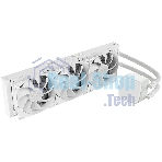 Система жидкостного охлаждения Water Cooling System Geometric Future Eskimo Pro 360 (240W, 360мм, ARGb, белый/Fans: 3x120мм, 80.81CFM, 34.2dBA, 2000RPM/Pump height 54мм, 3200RPM, Rad thickness 27мм/S: 1851, 1700, 1200, 115X, 2011, 2066, AM5, AM4)