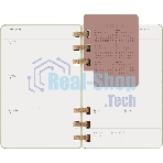Еженедельник Moleskine ACADEMIC SPIRAL DHSPK5212AMWH3 Large 150х210 мм 200 стр. кремовые страницы спираль киви