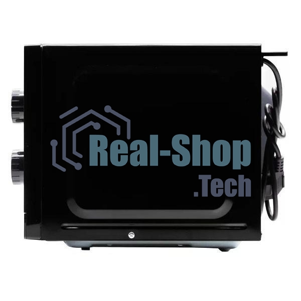 Микроволновая печь HOME HMM207BB черный, 20 л, 700 Вт, переключатели - поворотный механизм