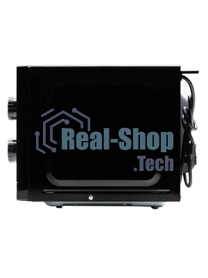 Микроволновая печь HOME HMM207BB черный, 20 л, 700 Вт, переключатели - поворотный механизм