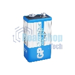 Солевая батарейка GP PowerPlus 9V Крона - 1 шт. в пленке