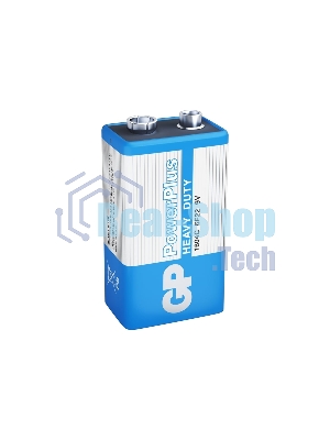 Солевая батарейка GP PowerPlus 9V Крона - 1 шт. в пленке