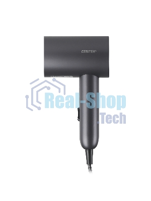 Фен Centek CT-2201 серый, 900 Вт, компактный, ионизация