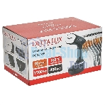 Отпариватель Delta LUX DE-3200P черный, 1500 Вт, 30 г/мин, 400 мл