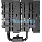 Кулер для процессора PCCooler RZ620 BK (260W, 4-pin PWM, 157.5мм, Al/Cu, 6x6мм, 1x120мм, 86.73CFM, 32dBA, 2200RPM, S: 1851/1700/1200/115X, AM5/AM4, черный)