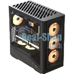 Компьютерный корпус Aerocool \ Formula V Line Air Power G9 DUO PA Black, ATX, TYPE-C*1, USB3.0*2, MESH/GLASS FRONT PANEL, FRONT 3x PERFORMANCE ARGB, REAR 1x PERFORMANCE ARGB