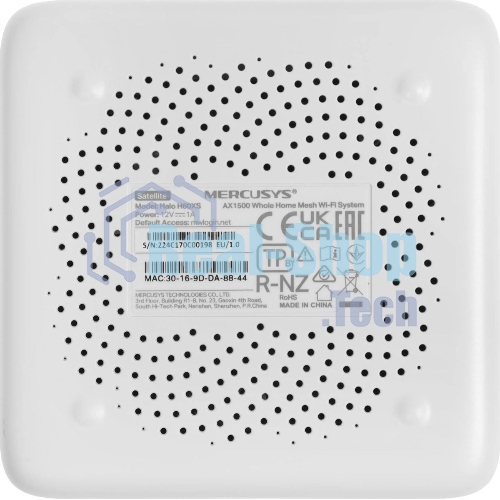 Бесшовный Mesh роутер Mercusys Halo H60X (3-pack) AX1500 Wi-Fi 6 система