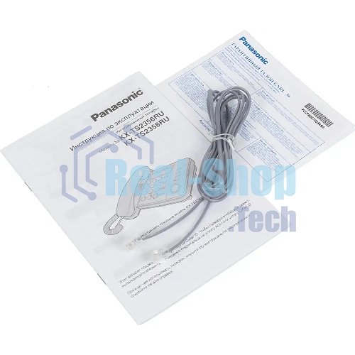 Телефон проводной Panasonic KX-TS2356RUB черный АОН,Caller ID,ЖКД,блокировка набора,выключение микрофона