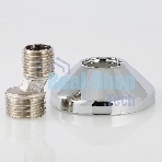 Эксцентрик VALTEC 3/4' х 1/2' с декоративной чашкой