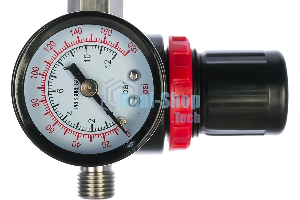 Краскопульт FUBAG GS180/1.4 HVLP+редуктор 180л/мин 3.5бар верхний бачок 0.6л 1.4мм