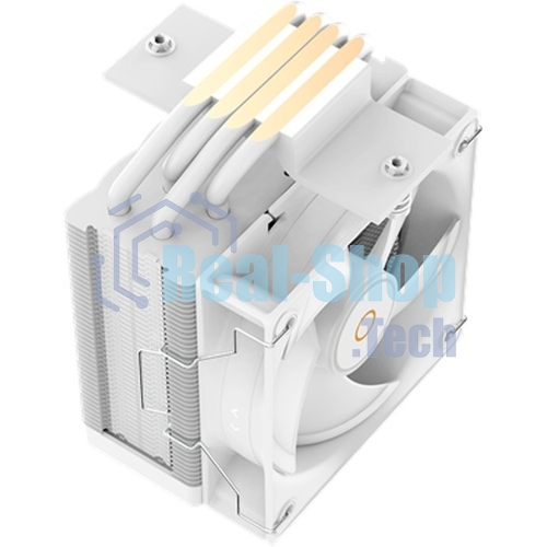 Кулер для процессора Ocypus Gaммa A40 WH ARGB Digital, 100мм ARGB FAN, Top Display Panel, 4 HEAT PIPES, 4-PIN PWM, 600-2400 RPM, 29.5DBA, HYDRO BEARING, LGA115X/1200/1700/18XX, AM4/AM5