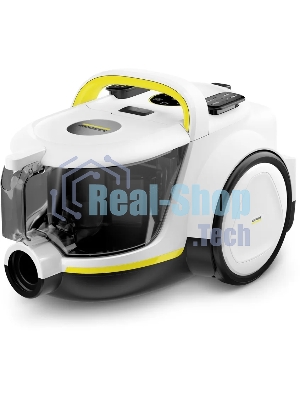 Пылесос Karcher VCC 6 CycloneX белый/черный, 800 Вт, уборка сухая, пылесборник контейнер 1,5 л