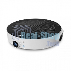 Плита настольная индукционная BQ HP101W белый, 2.2 кВт, индукция, конфорки - 1, стеклокерамика, поворотные переключатели, сенсор
