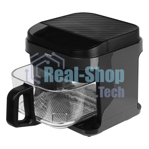 Аэрогриль Centek CT-3101 черный, 1350 Вт, 5.5 л, сенсор, 7 программ