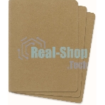 Блокнот Moleskine CAHIER JOURNAL QP423 XLarge 190х250 мм, обложка картон, 120 страниц, нелинованный, бежевый (3 шт)