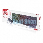 Комплект клавиатура+мышь Smartbuy ONE 328327AG беспроводной, USB, 1600 DPI, чёрный