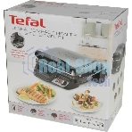 Гриль электрический Tefal GC306012 2000Вт серебристый