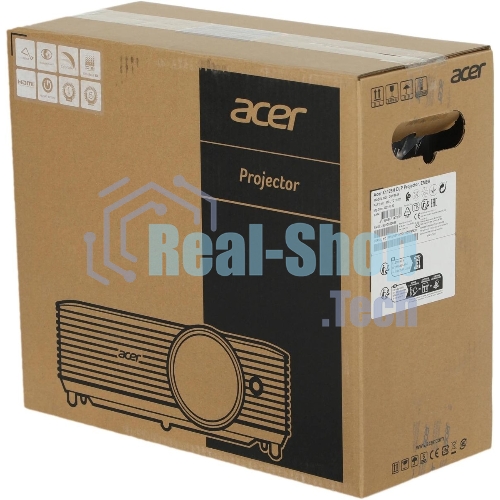 Проектор Acer X1128H, DLP, SVGA, 4800 Lm, 20000:1, EMEA, 2.7 Kg, EURO Power