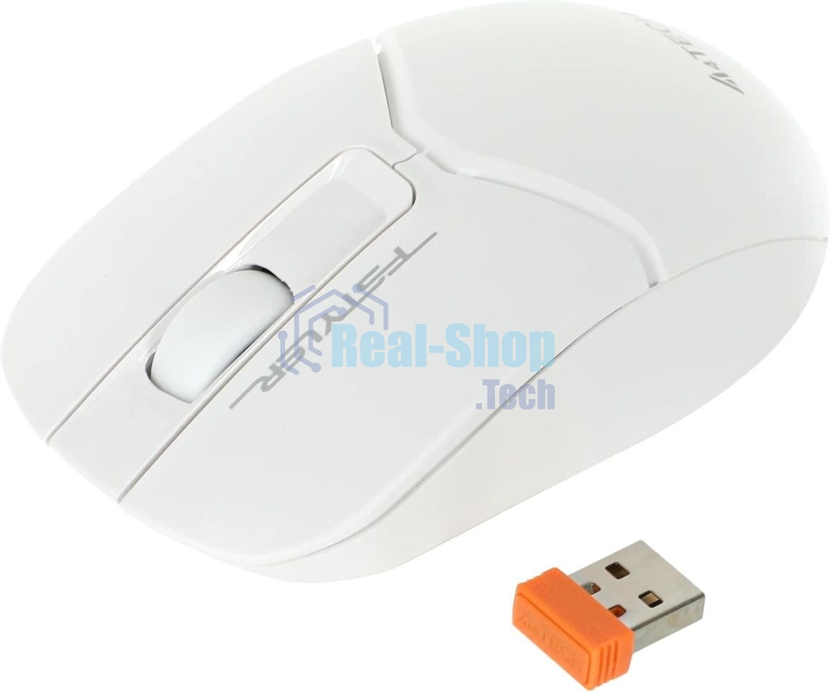 Комплект клавиатура+мышь A4Tech FStyler FG1012 беспроводной, USB, 1200 DPI, белый